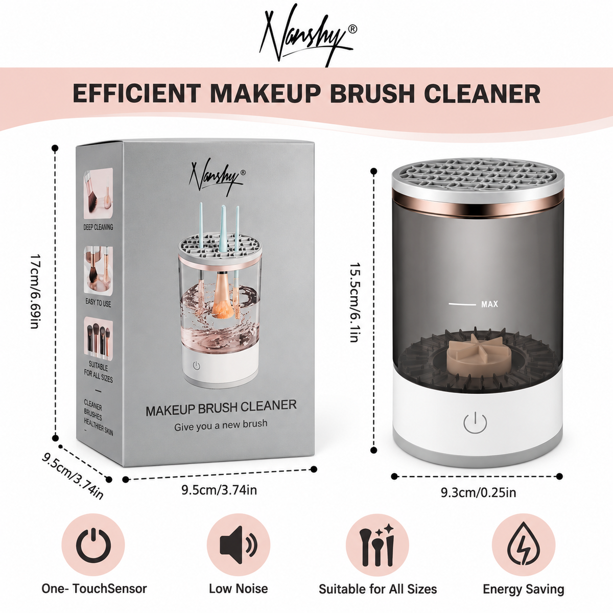 Electric Makeup Brush Cleaner