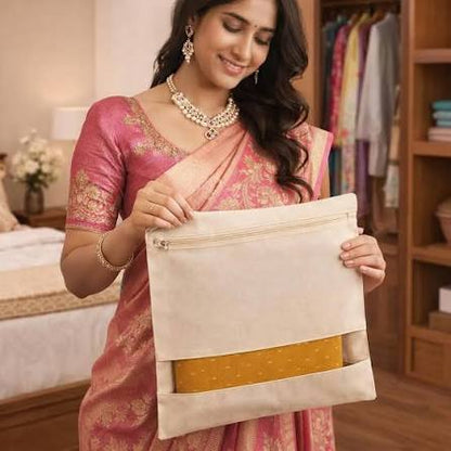 Cotton Saree Bags/Covers For Storage Set Of - 12