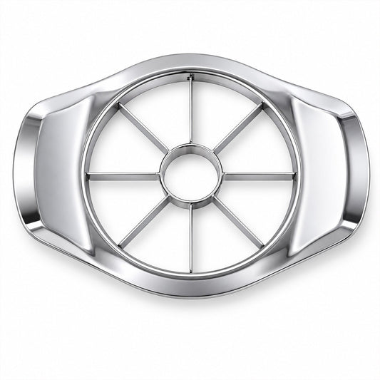 Apple cutter on white background showing compact design