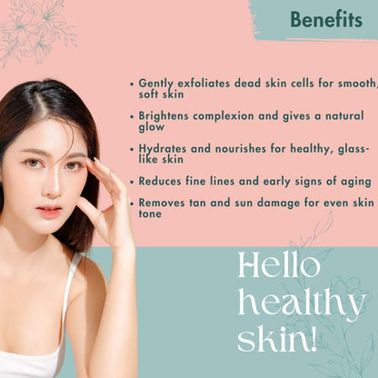 Trovieza Korean Rice water Glass Skin Face Scrub