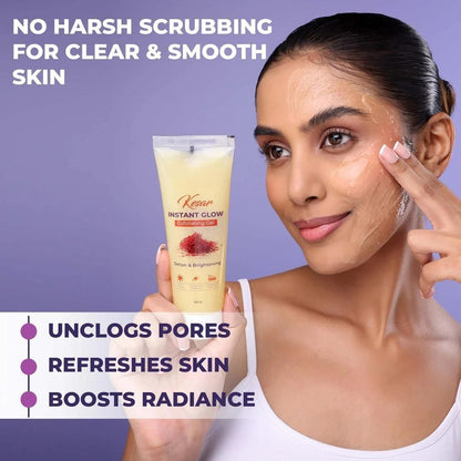 Kesar Instant Glow Exfoliating Gel - 60g