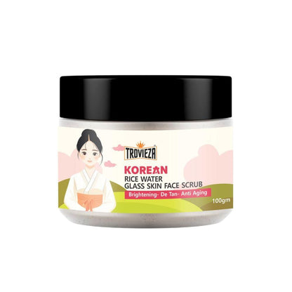 Trovieza Korean Rice water Glass Skin Face Scrub