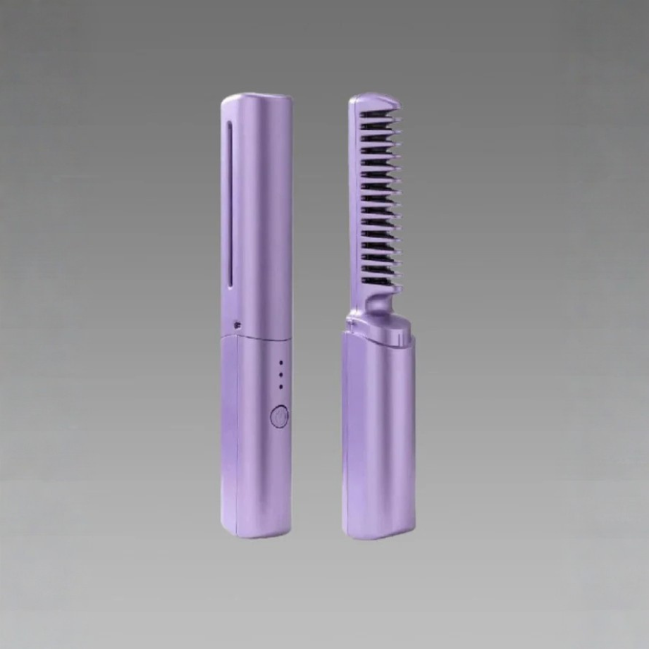 Meneflix Portable Mini Hair Straightener Cordless Rechargeable