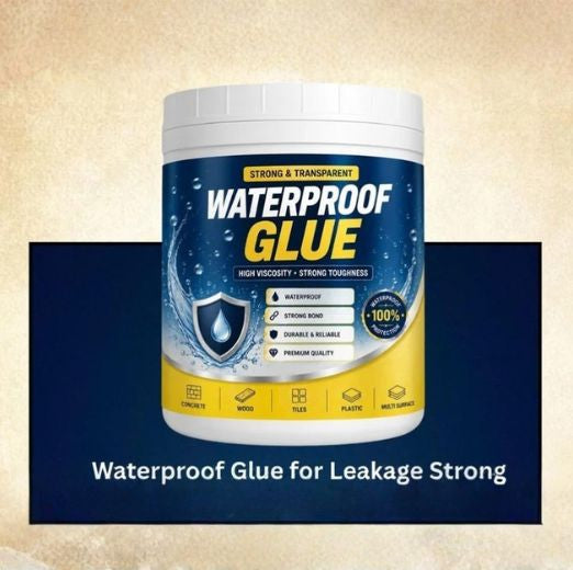 Transparent waterproof glue