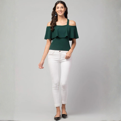 Airbiter Collection Women's Cotton Blend Solid Tops