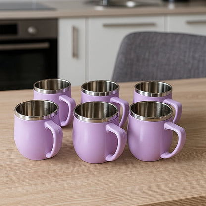 Double Wall Steel Tea & Coffee Mugs