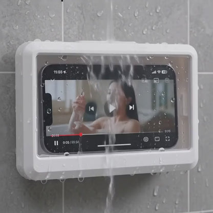 Shower Phone Holder Waterproof Wall Mount Case